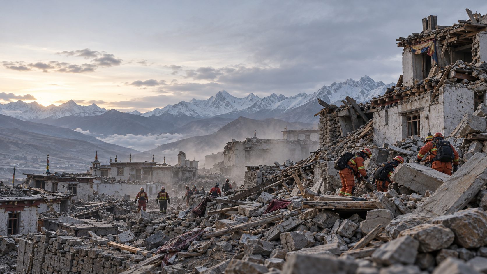 Gempa M 7,0 Guncang Tibet, 16 Tewas