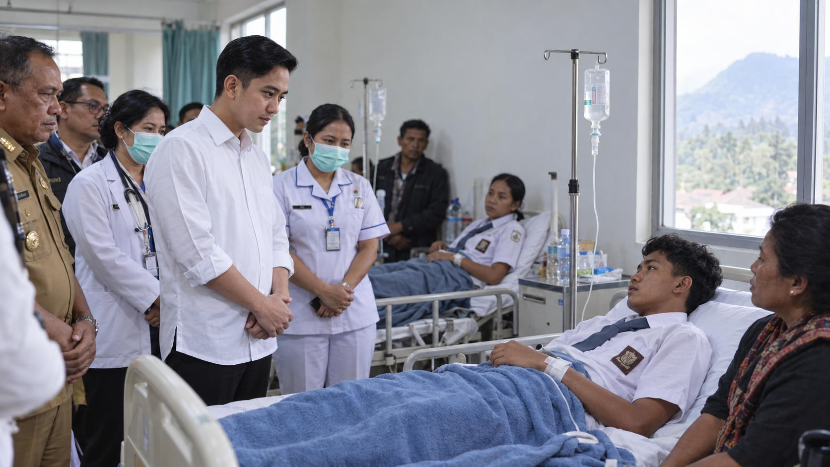 Gibran: Pemerintah Tanggung Biaya Pengobatan Siswa di Karo