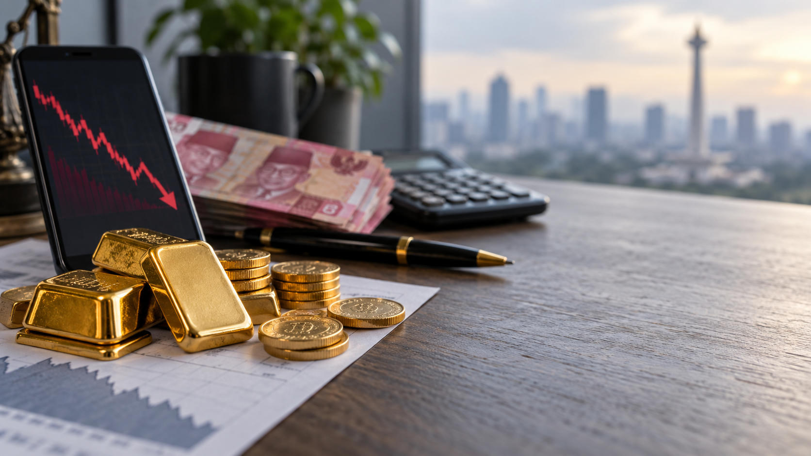 Harga Emas Antam Turun dalam Sepekan, Apa Artinya?