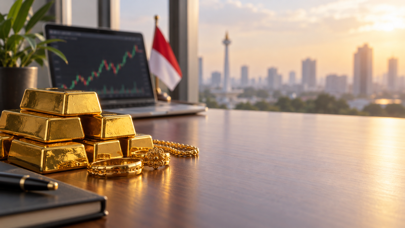 Harga Emas Naik Rp12.000 dalam Sepekan