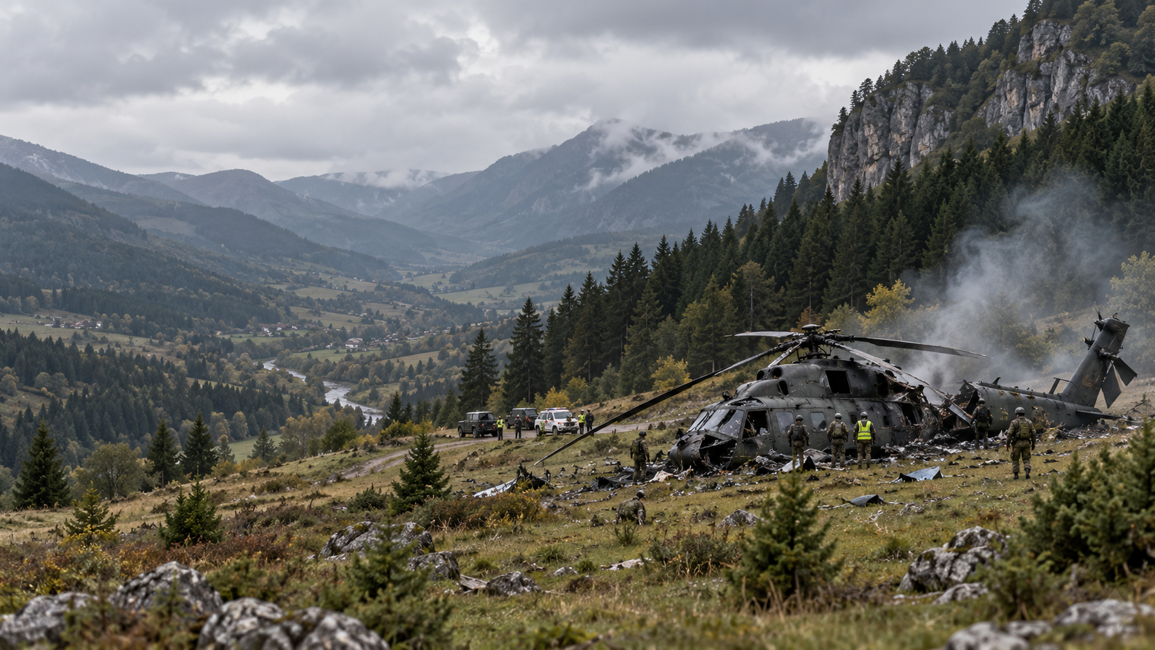 Helikopter EUFOR Jatuh di Bosnia, Empat Awak Tewas