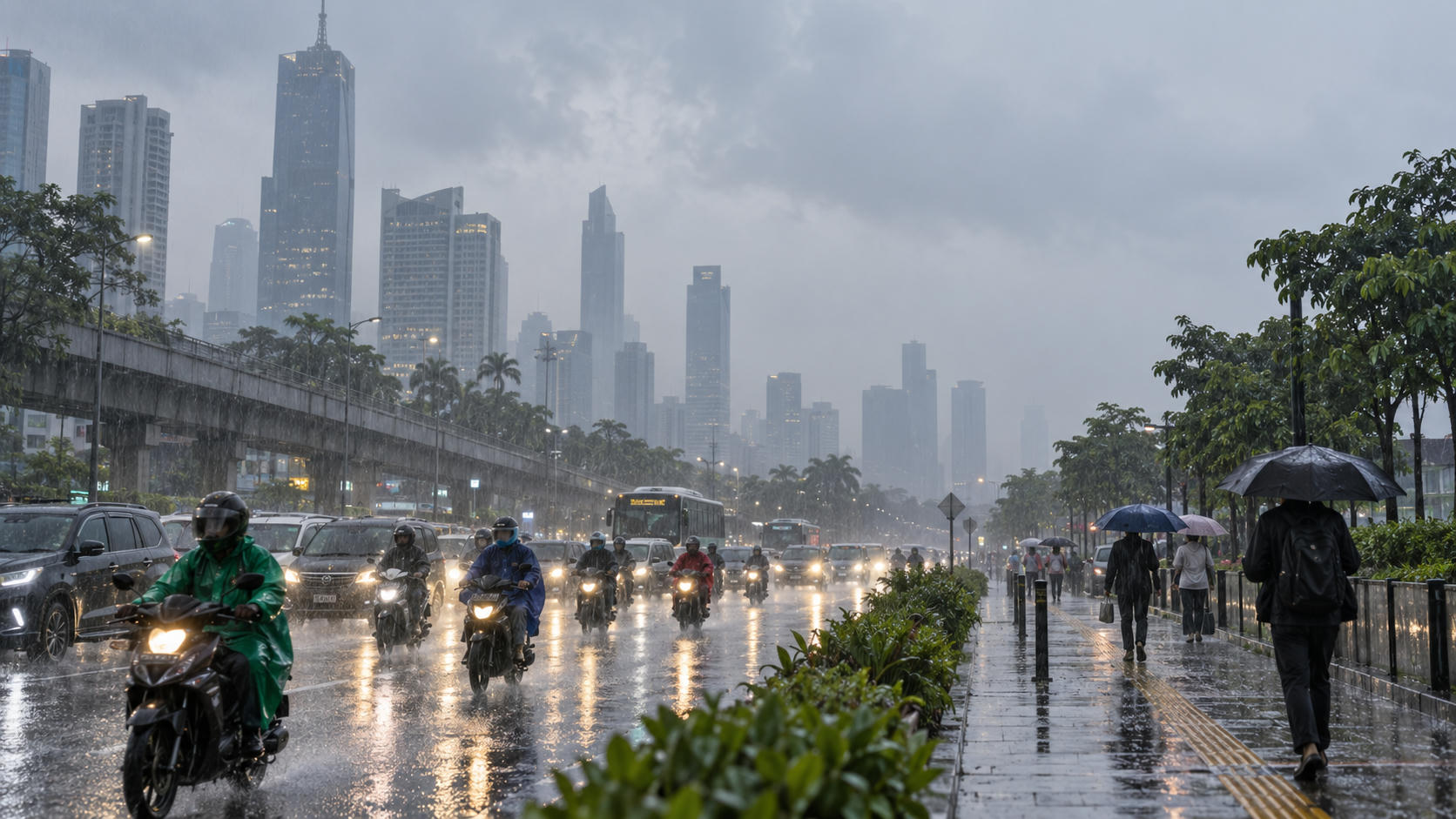 Hujan Guyur Jakarta, Kemarau Diperkirakan Berakhir