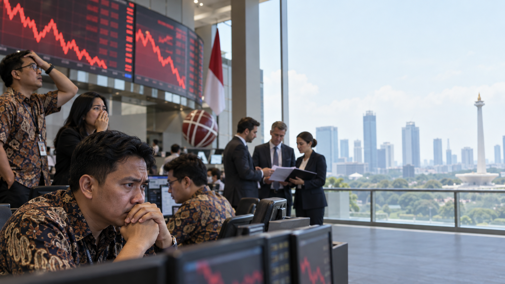 IHSG Anjlok 2%, Asing Beli Bersih 10 Saham