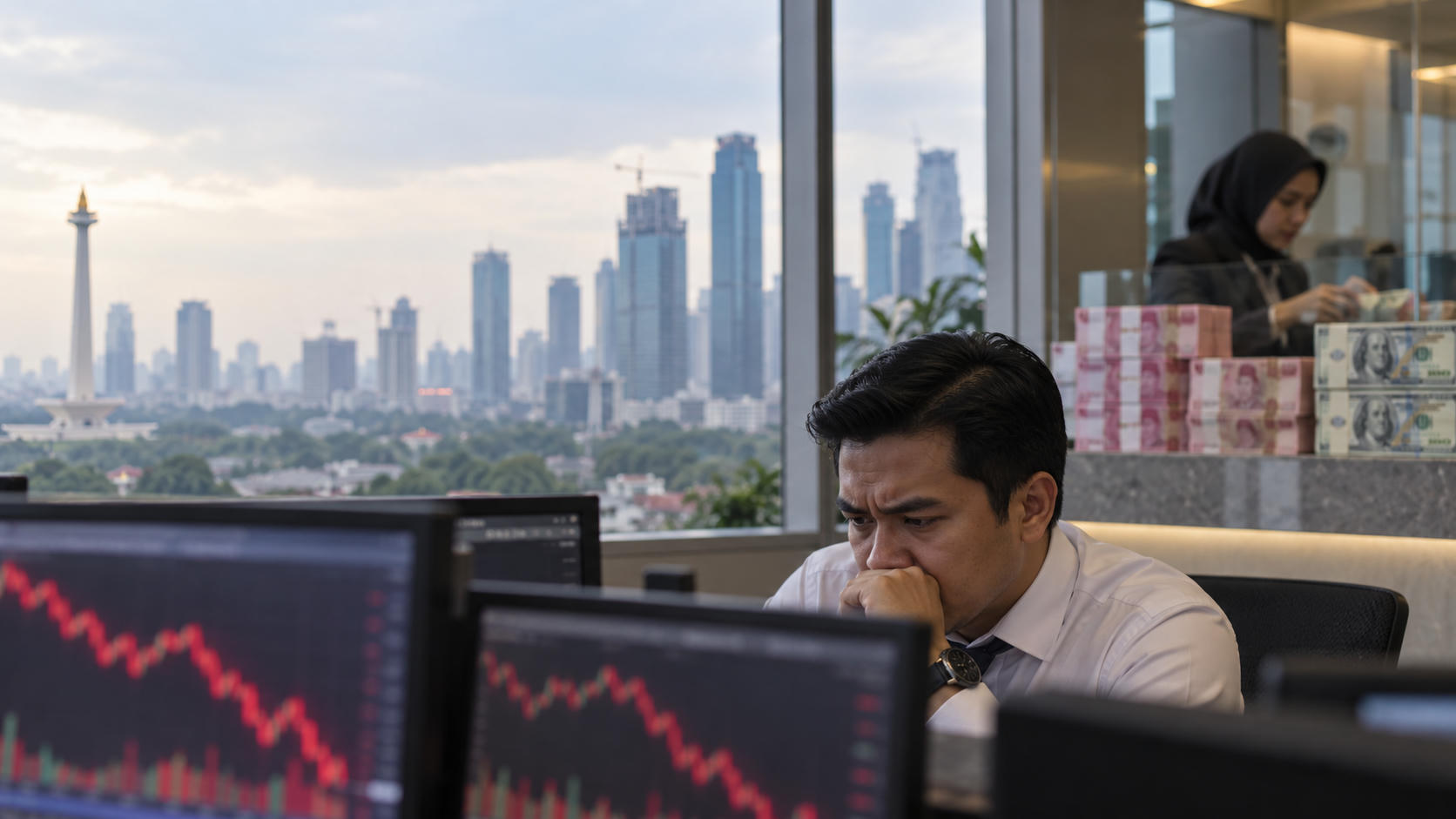 IHSG Melemah dan Dolar Mendekati Rp18.000