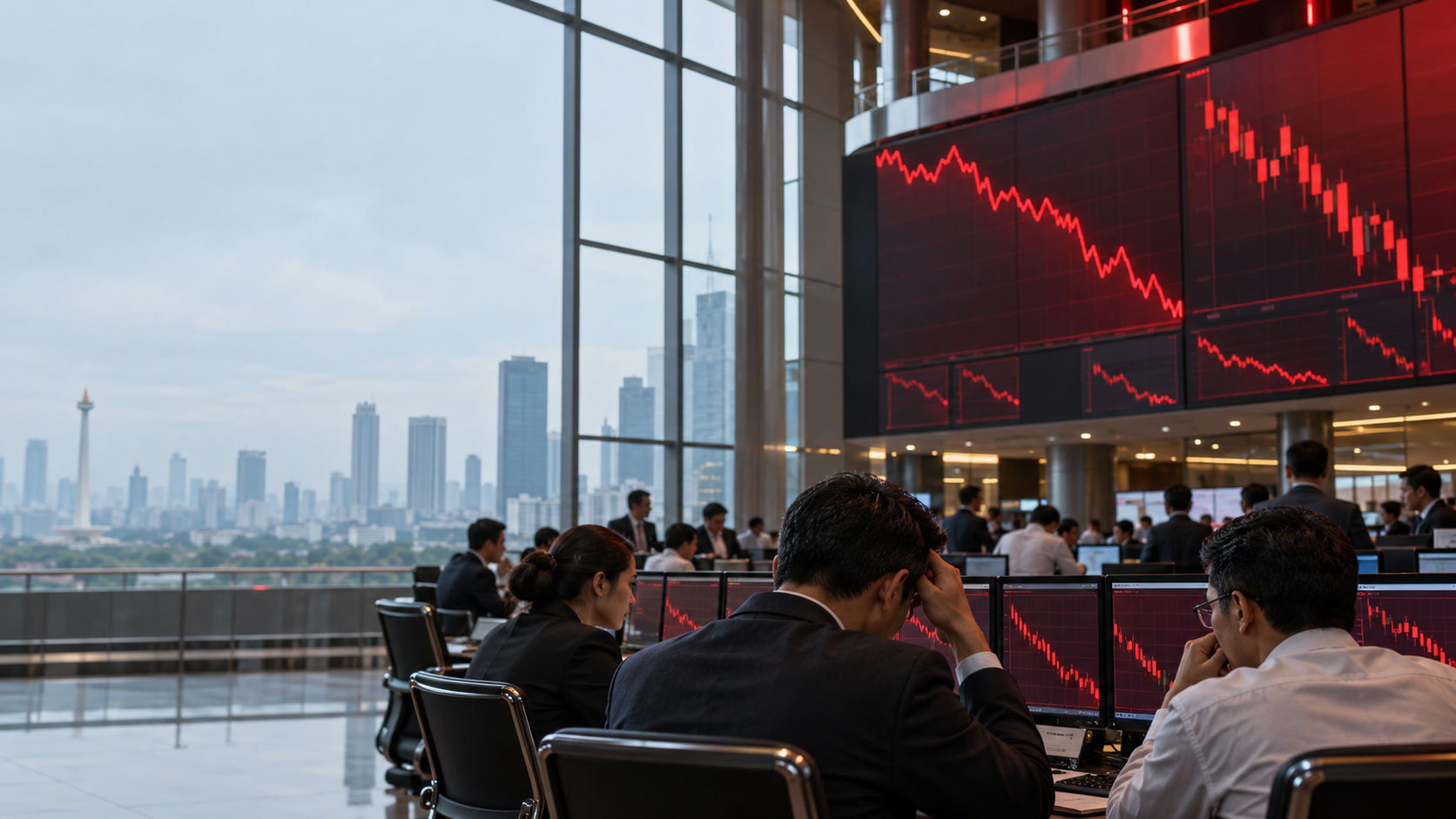 IHSG Turun 3,49% ke 5.098, BBCA Anjlok 6,35%