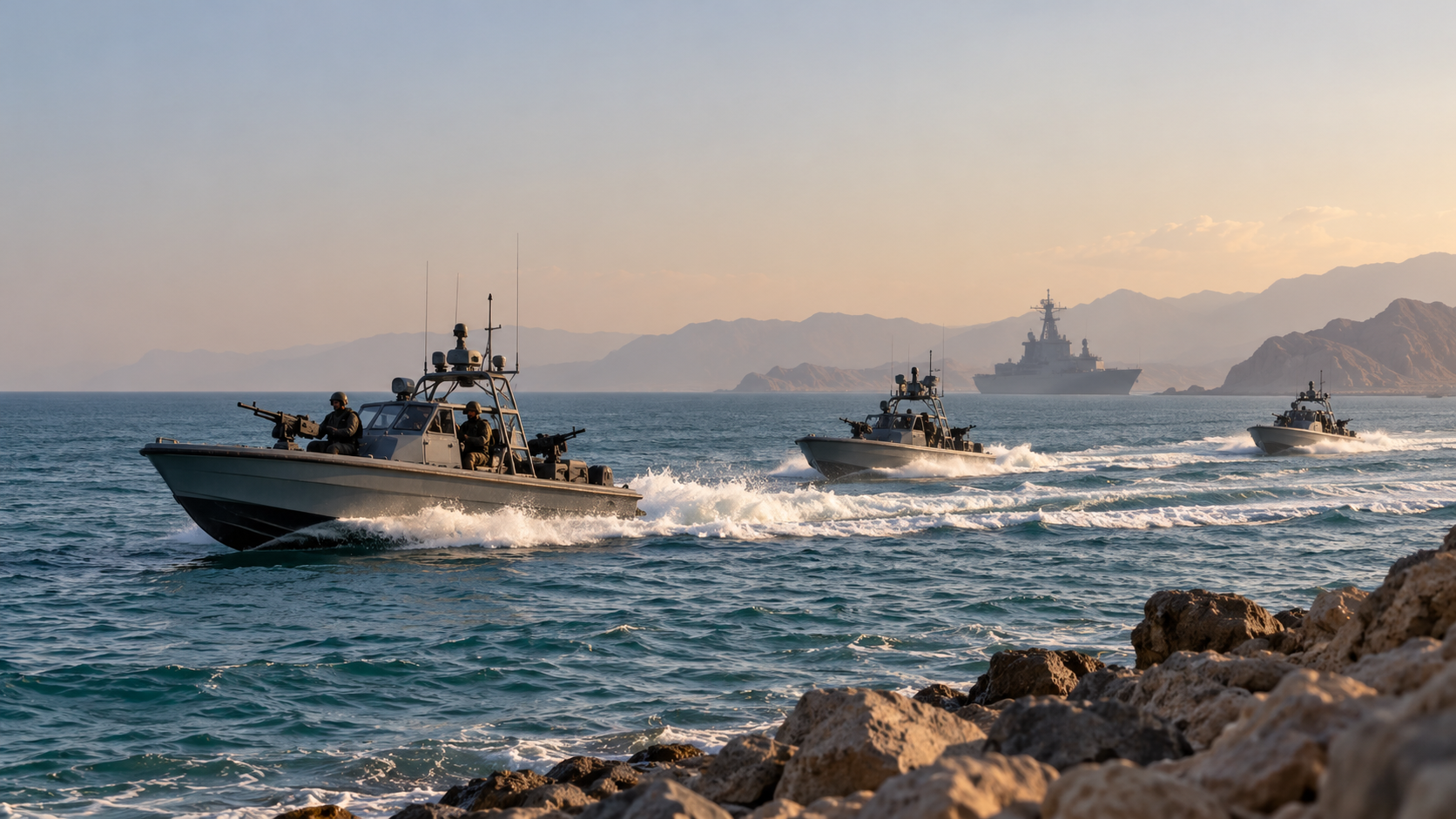 Iran Larang Kapal Militer AS Masuk Teluk