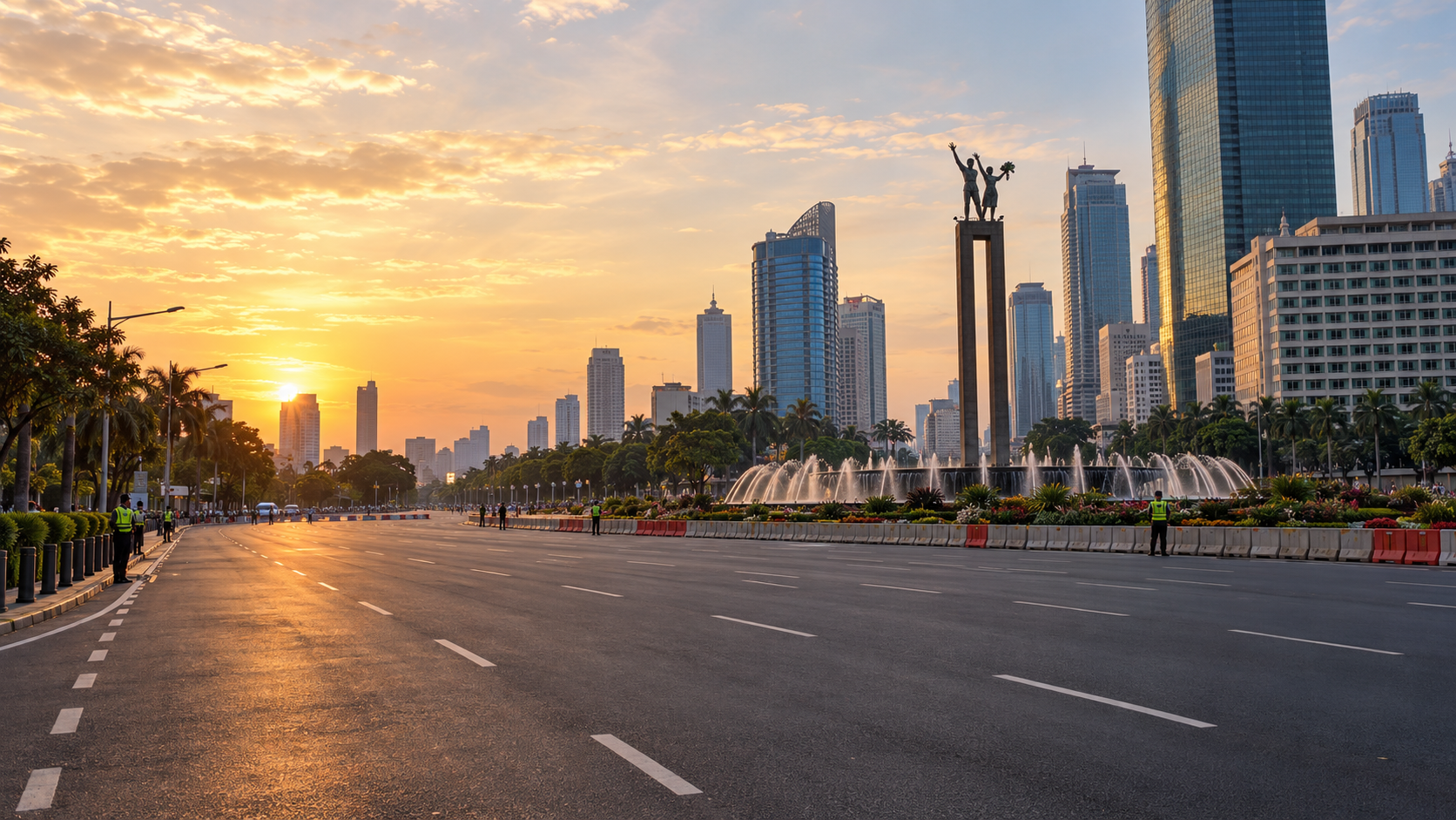 Jalan Sudirman–Thamrin di Bundaran HI Ditutup Petang Ini