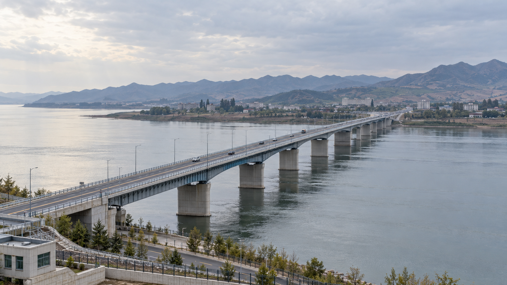 Jembatan Baru Hubungkan China dan Korea Utara