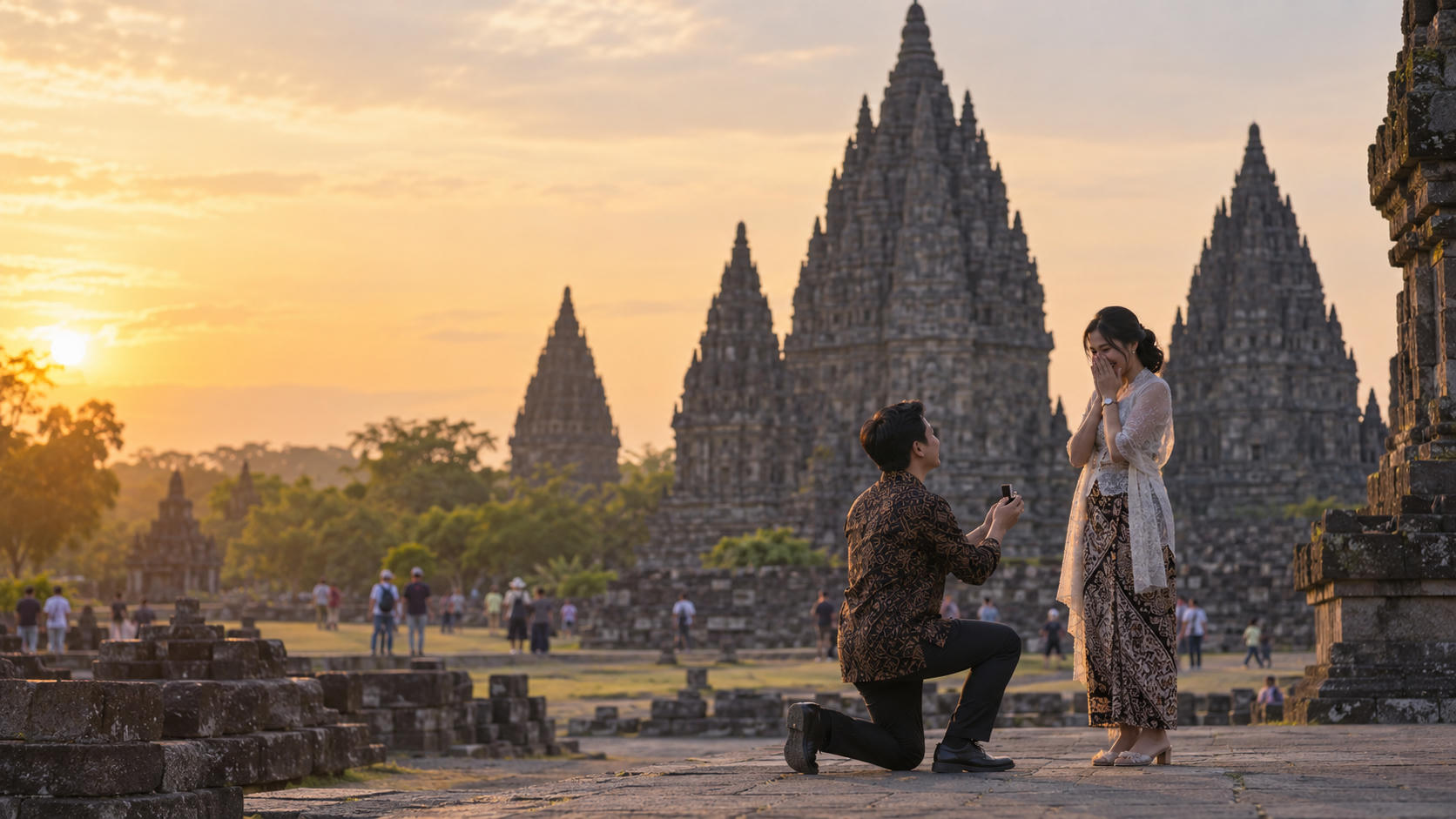 Kabar Lamaran Marion Jola di Prambanan Belum Terverifikasi