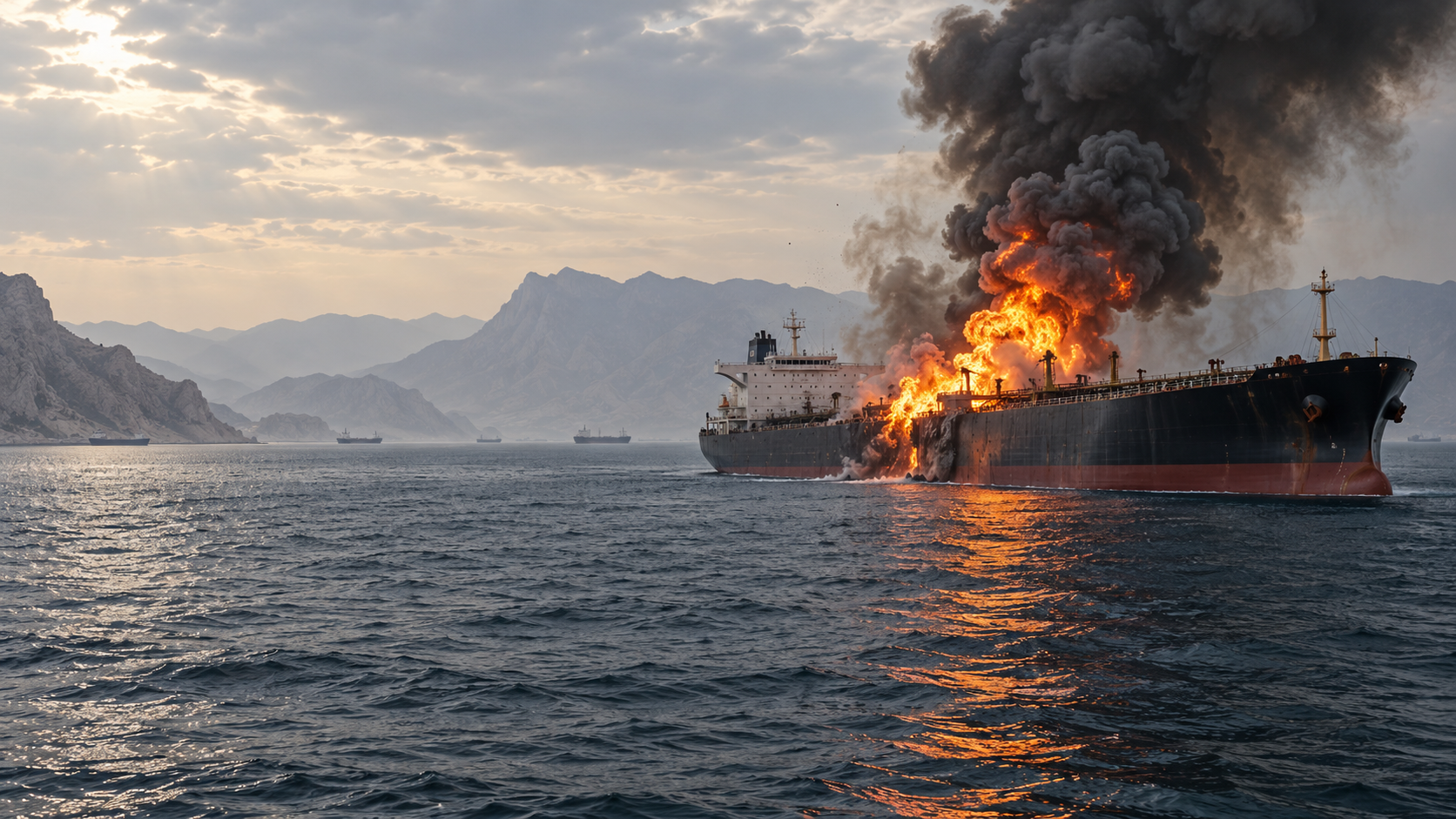 Kapal Tanker Dilaporkan Meledak di Selat Hormuz