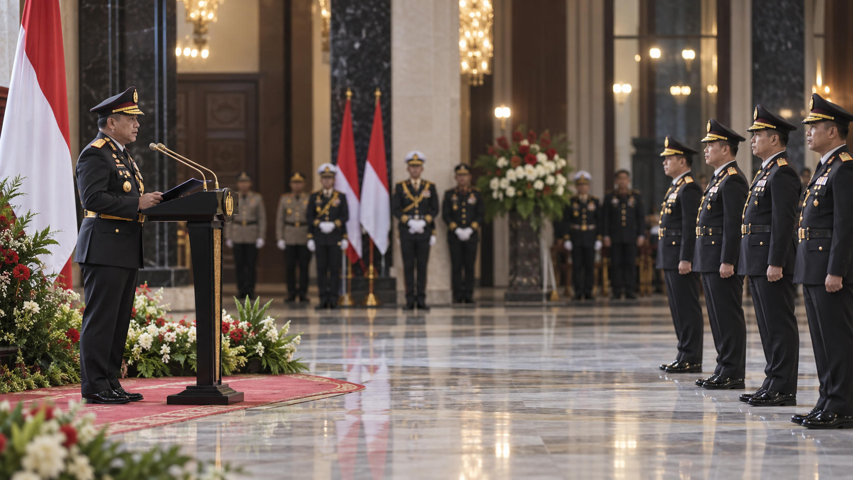 Kapolri Pimpin Sertijab dan Pelantikan Sejumlah Kapolda