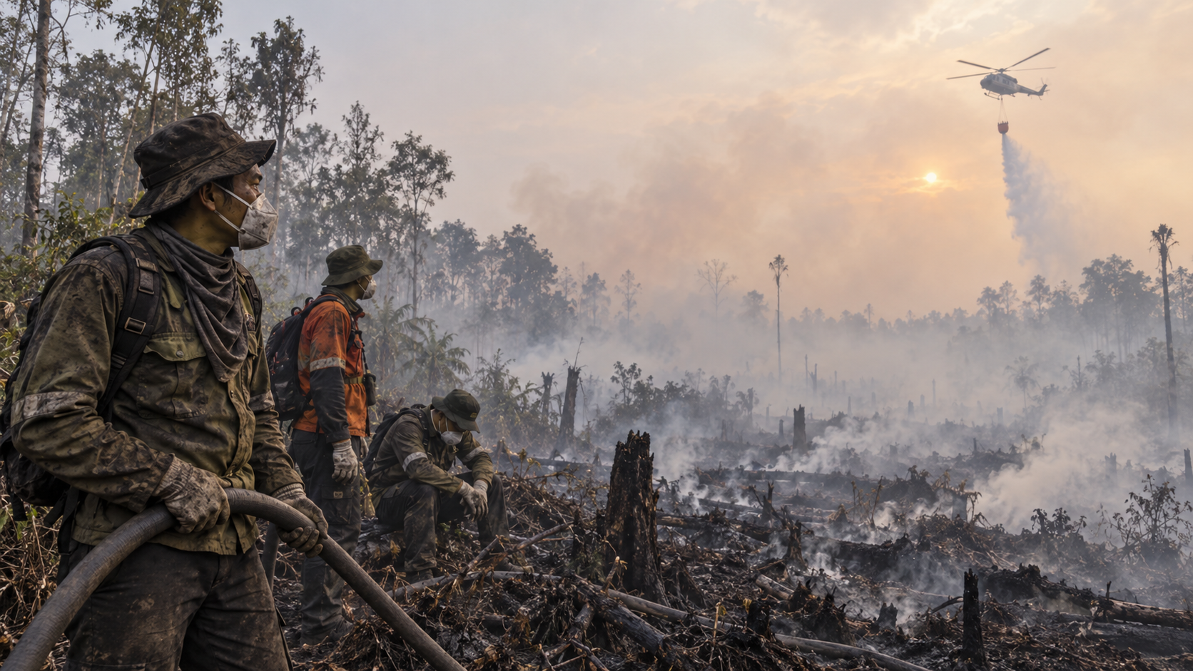 Karhutla Tanjung Puting dan Penjelasan Water Bombing