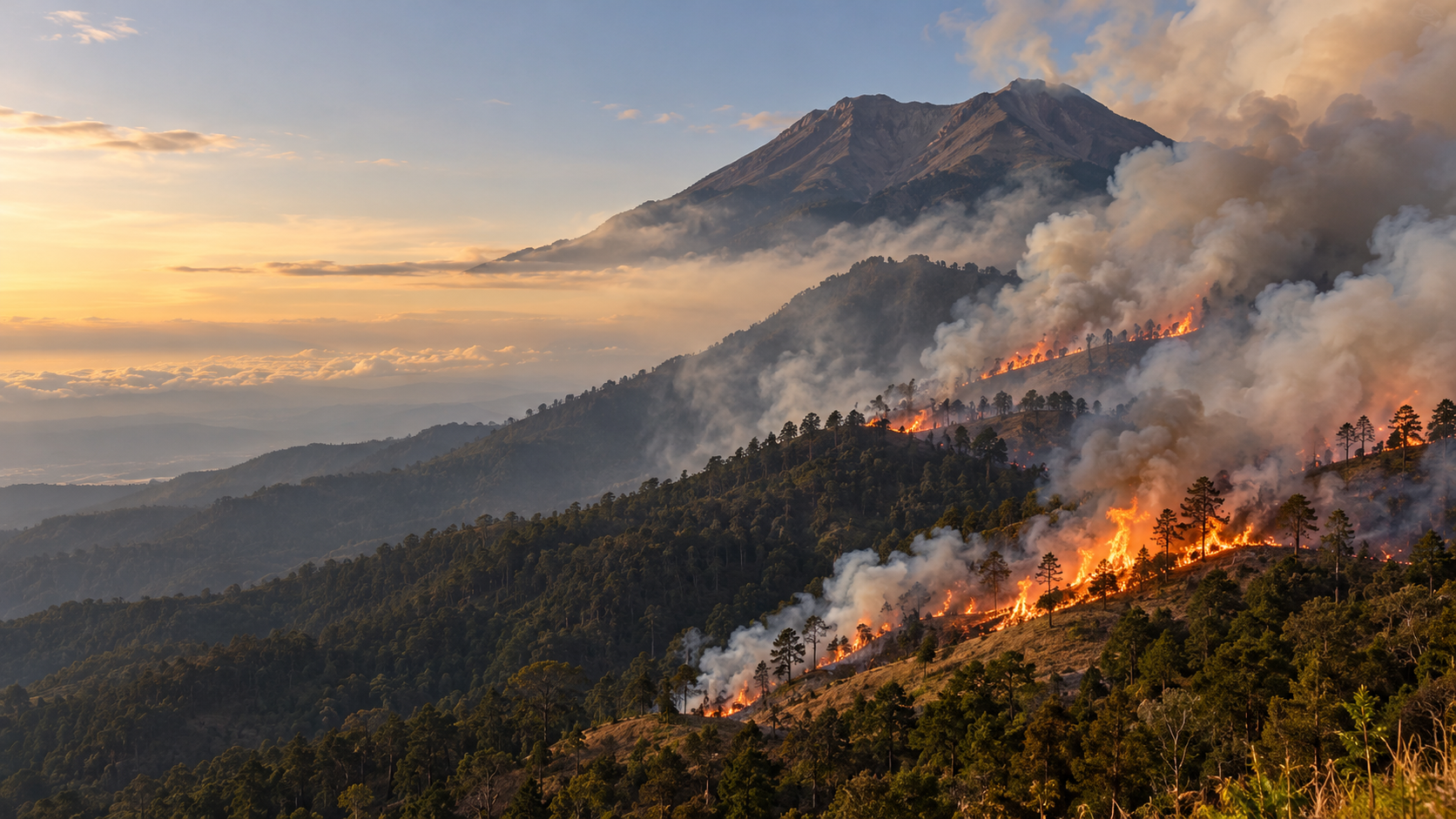 Kebakaran Lereng Gunung Lawu Dilaporkan Capai 490 Hektare