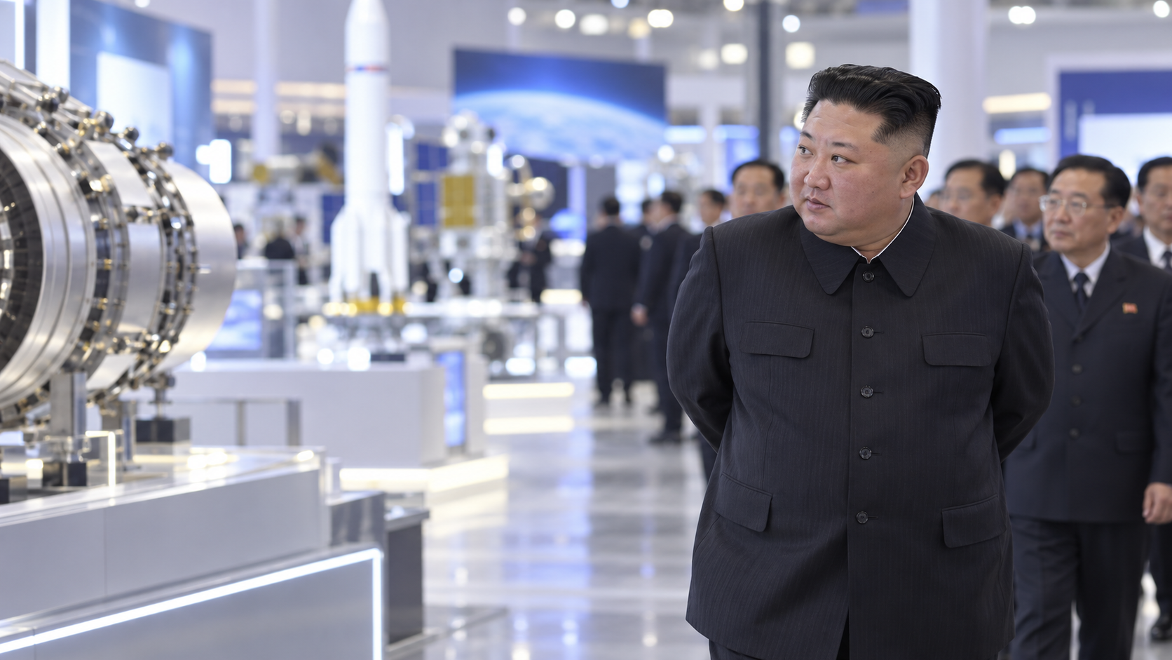 Kim Jong Un Dirumorkan Meninggal, Muncul di Pameran