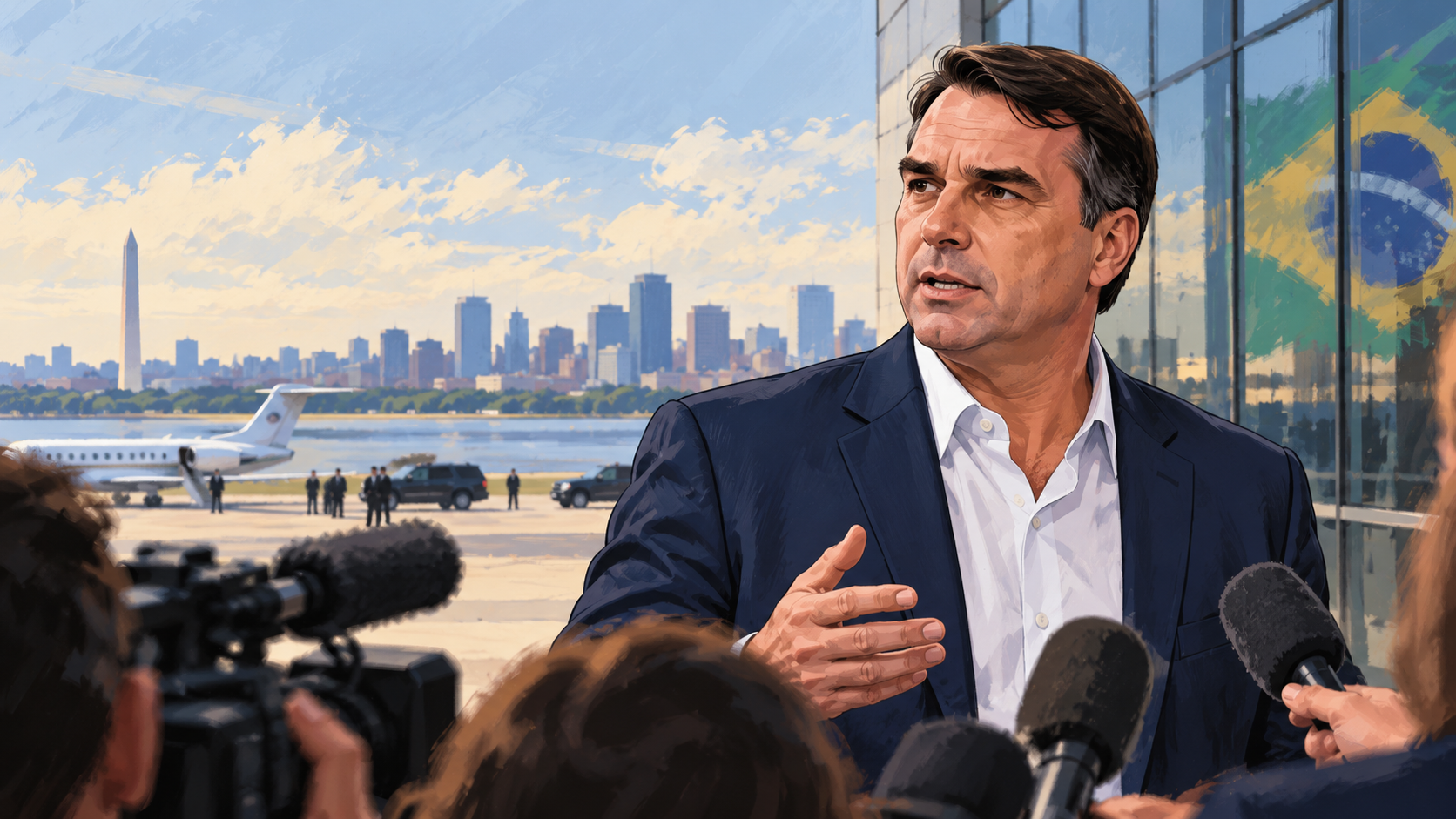 Klaim Flavio Bolsonaro sebagai Pemimpin Sah Brasil