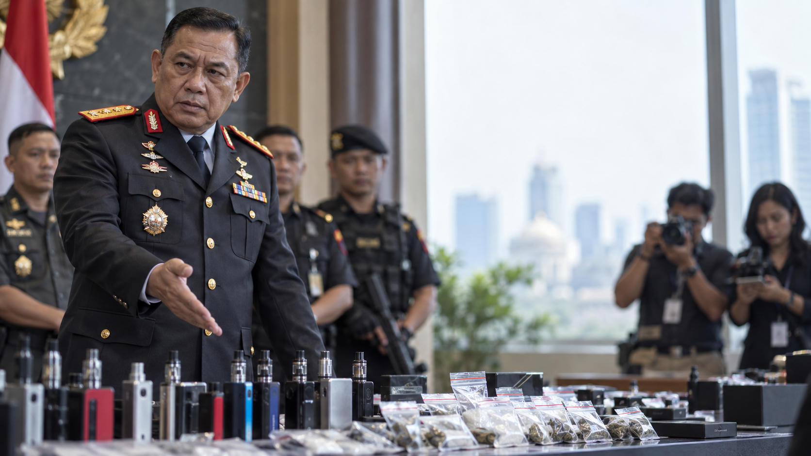 Komitmen Jenderal Suyudi Melarang Vape Narkoba