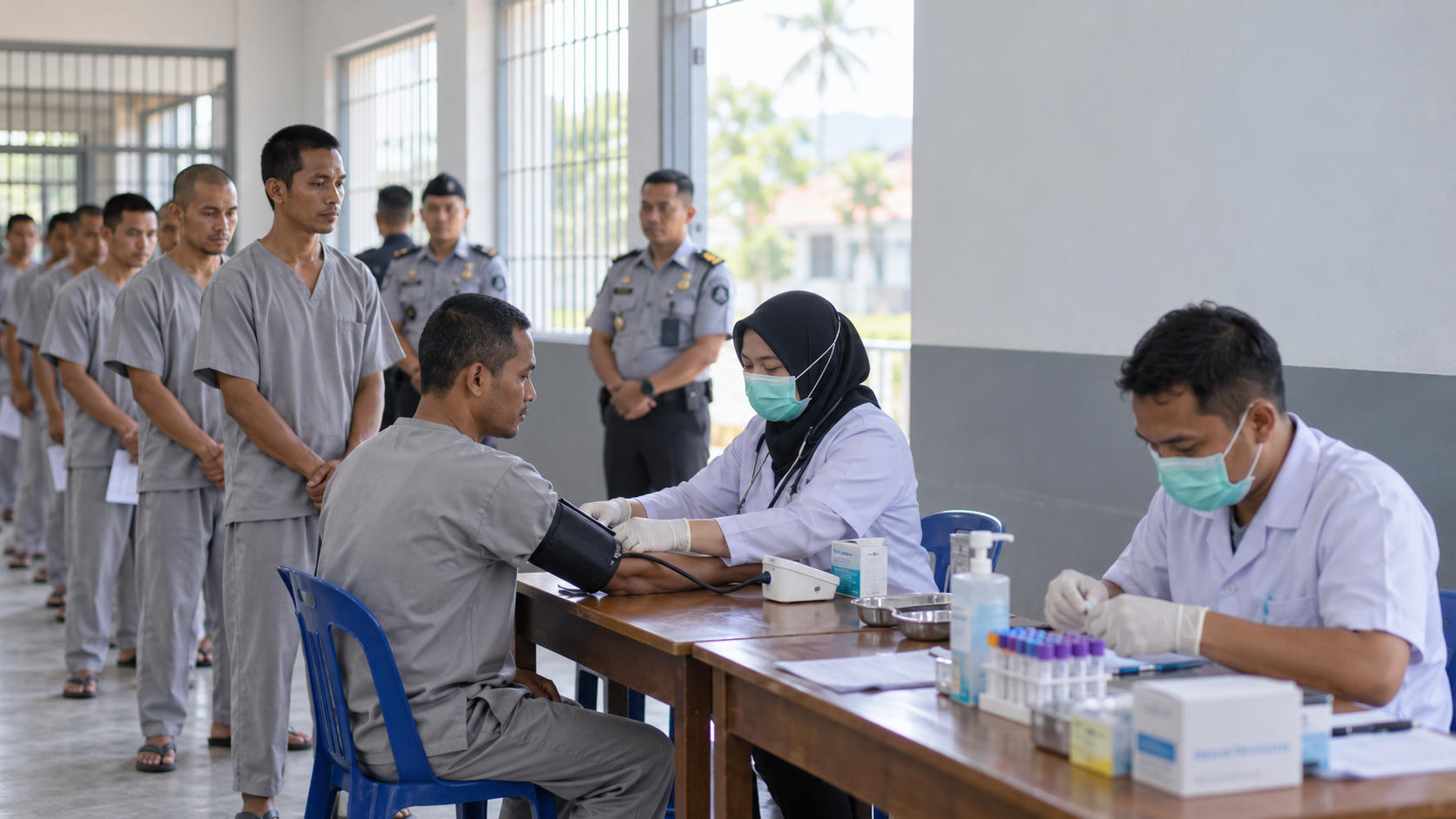 Lapas Namlea Skrining Penyakit Menular: 150 Warga Binaan