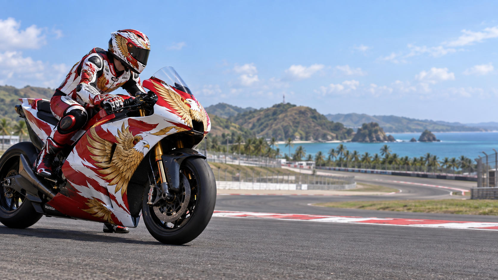 Livery Garuda VR46 di Mandalika, Simbol Indonesia