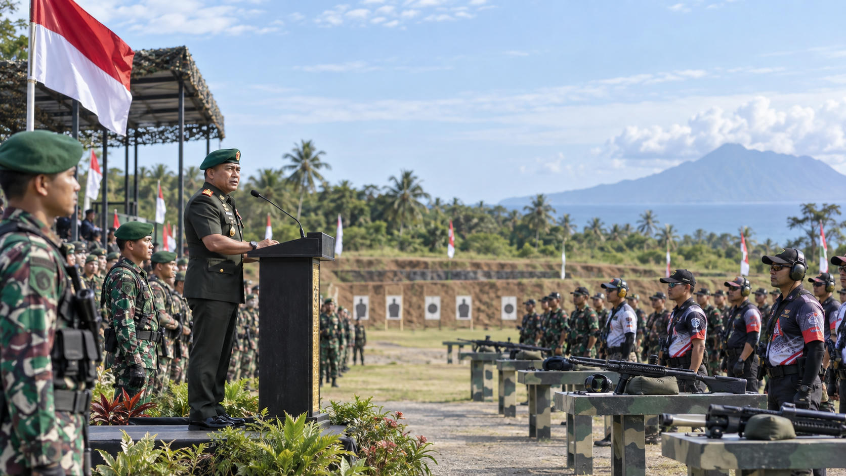 Lomba Tembak Piala Panglima TNI 2026 Dibuka Pangdivif 1