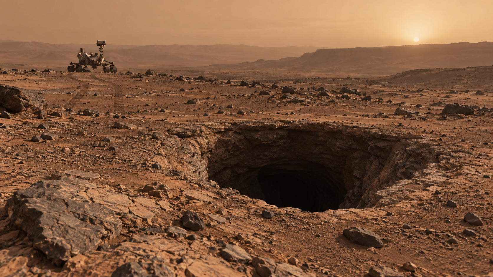 Lubang Misterius di Mars: Fakta dan Kemungkinan Penyebab