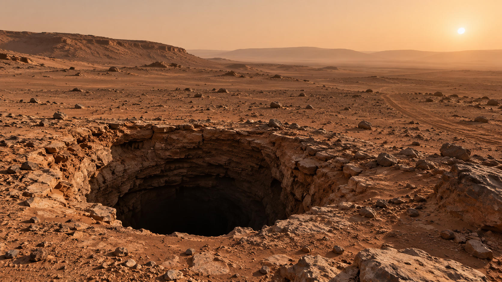 Lubang Misterius di Mars: Fakta dan Penjelasan Ilmiah
