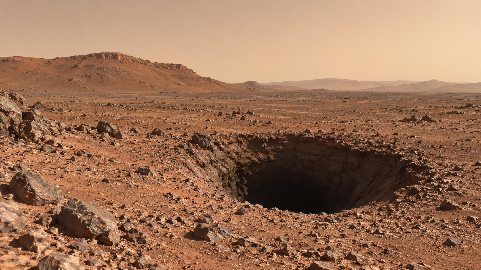 Lubang Misterius di Mars: Fakta dan Penjelasan NASA