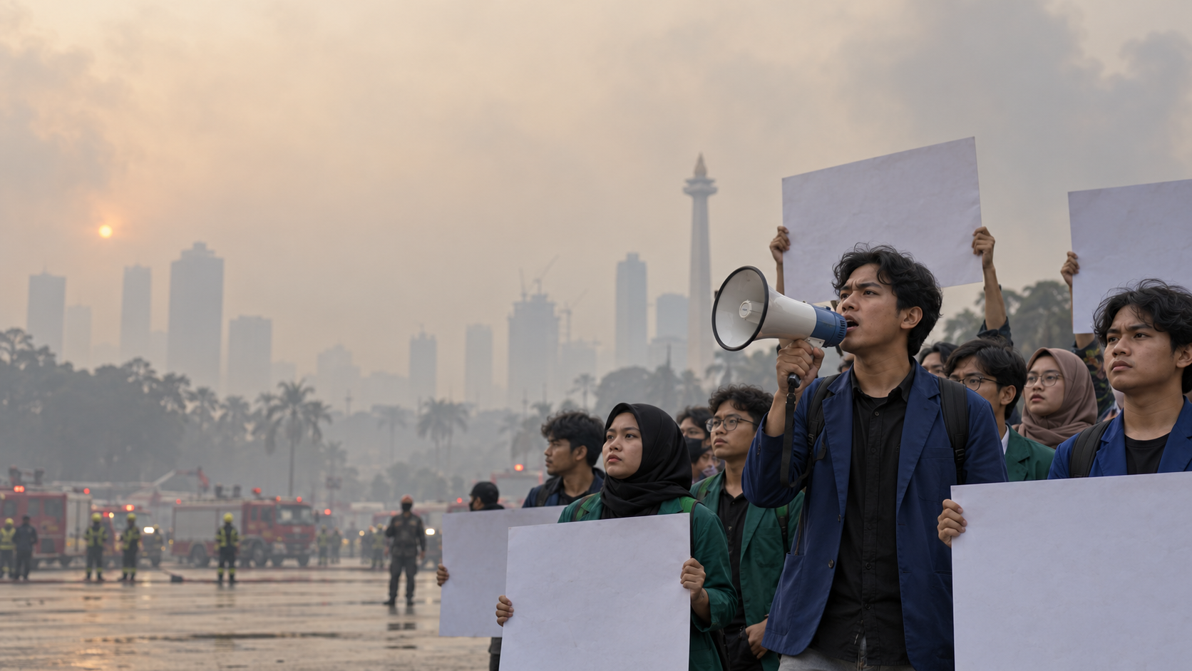 Mahasiswa Tuntut Karhutla Jadi Bencana Nasional