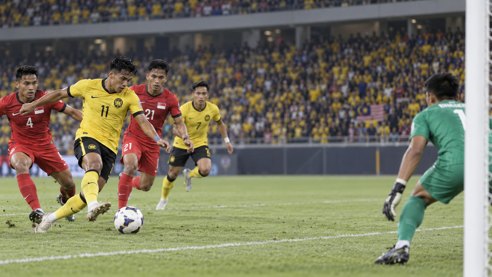 Malaysia Wajib Menang Besar atas Singapura