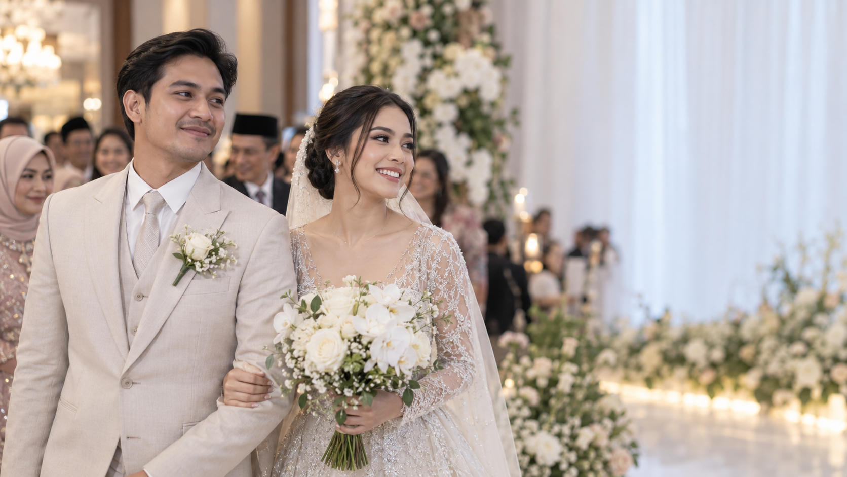Mario Caesar Menikah dengan Givina Lukita, Adik Uus