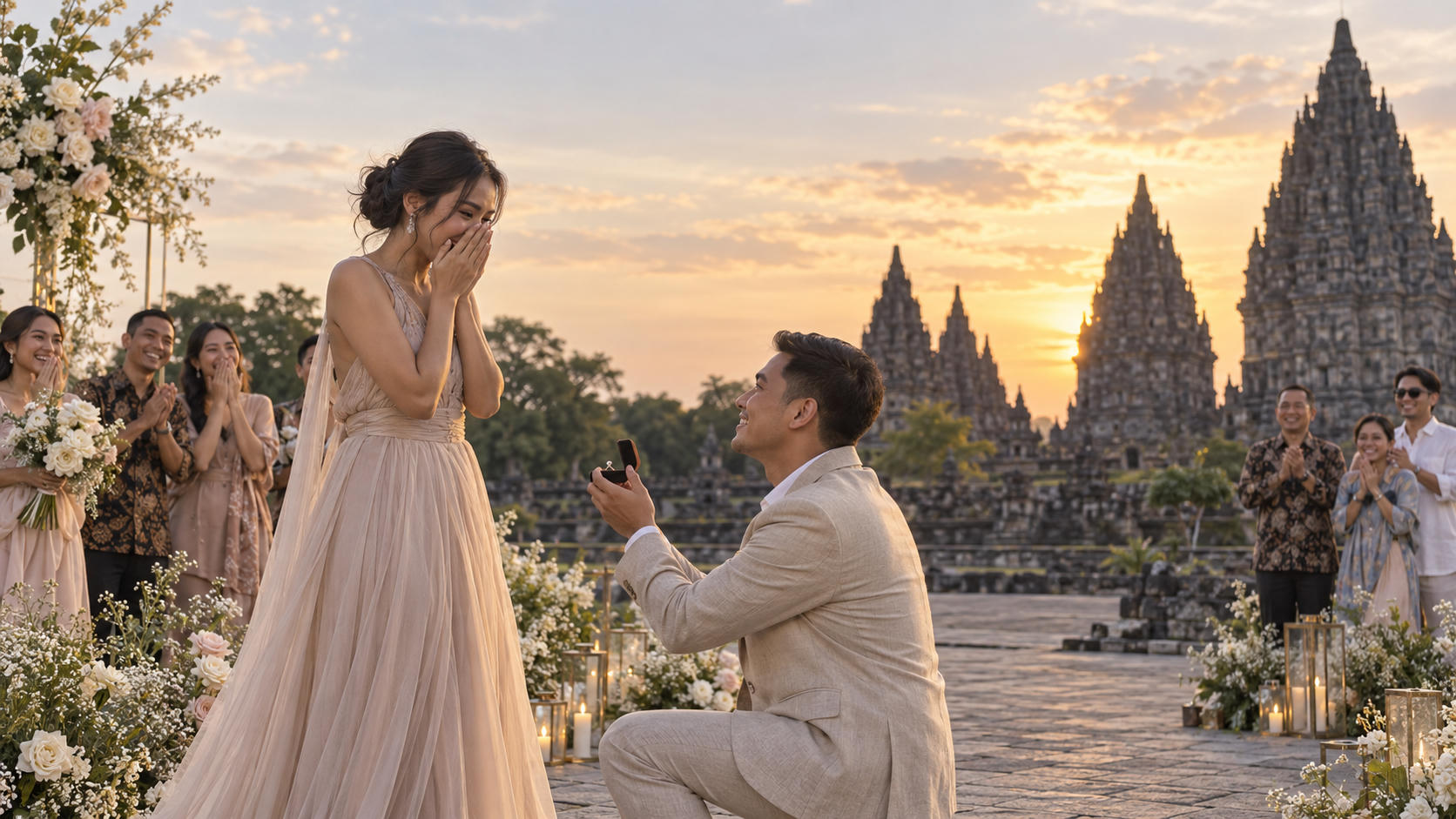 Marion Jola Dilamar Dennis Talakua di Prambanan?