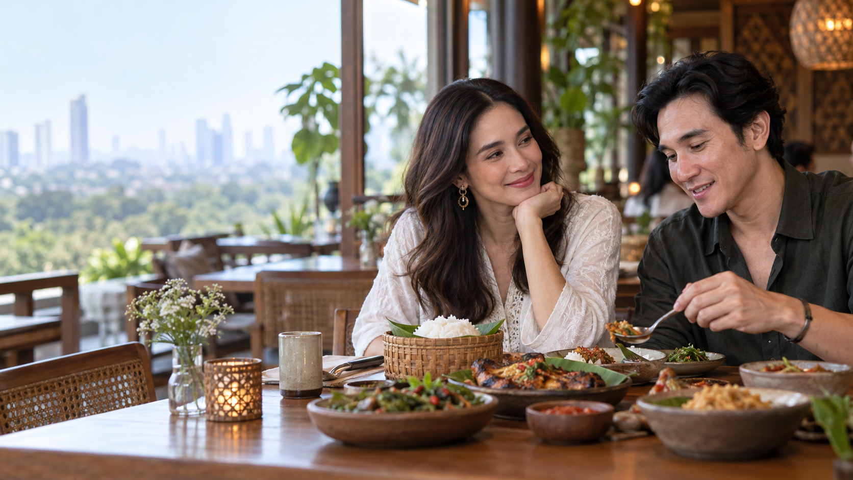 Marsha Timothy Kulineran Bersama Vino G Bastian