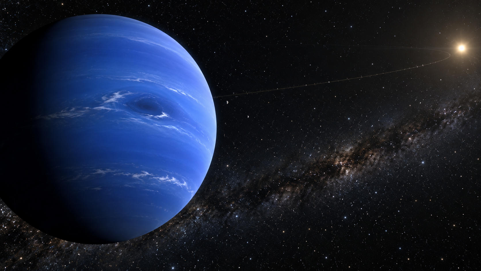 Mengapa Neptunus Berwarna Biru dan Mengorbit 165 Tahun?