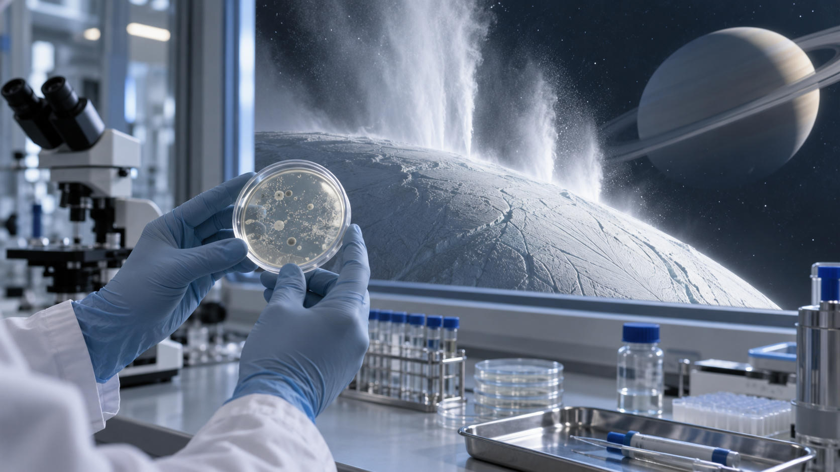 Mikroba Bumi dan Potensi Kehidupan di Enceladus
