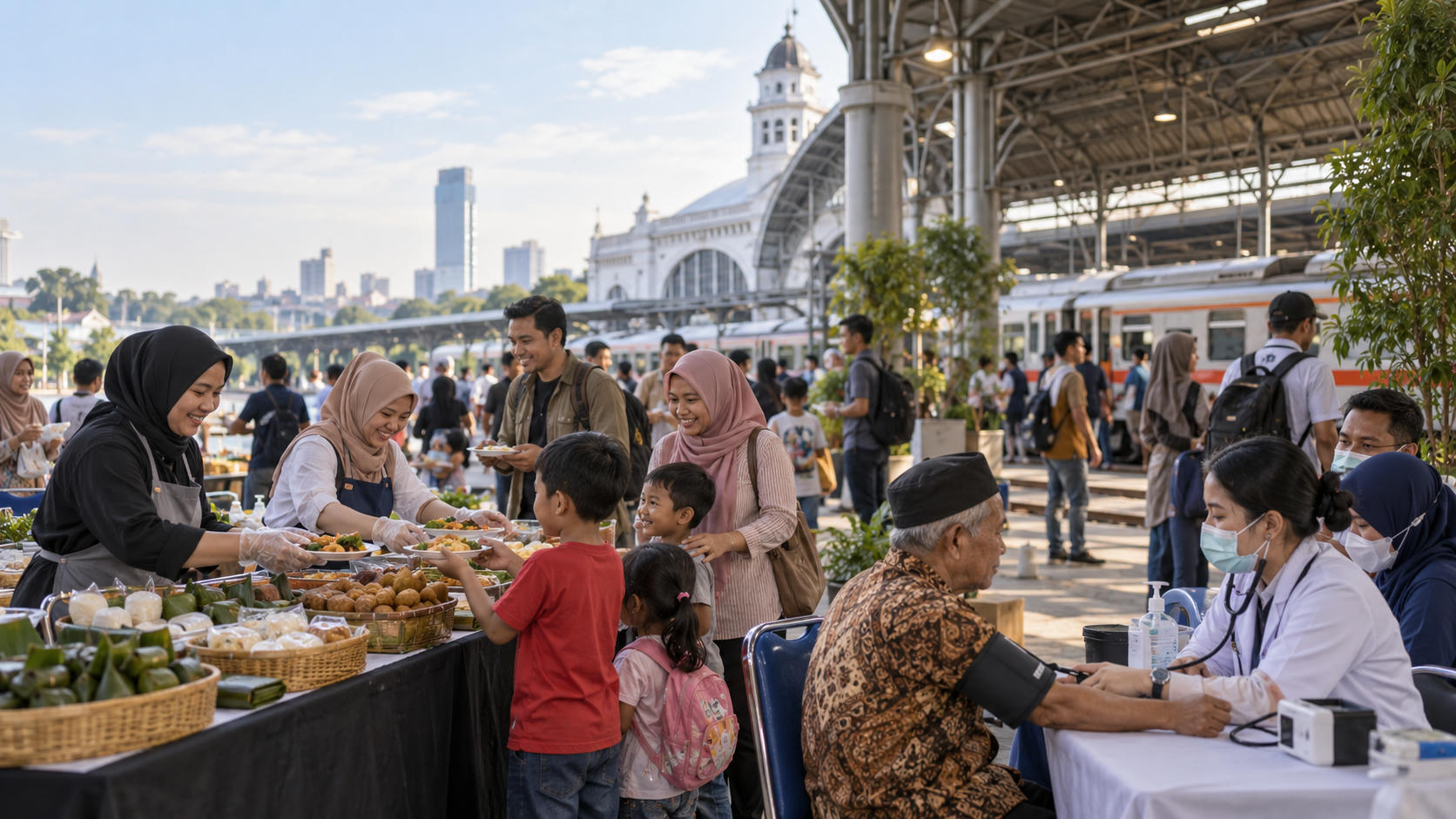Mini Fair KAI Daop 8: Kuliner Gratis dan Cek Kesehatan