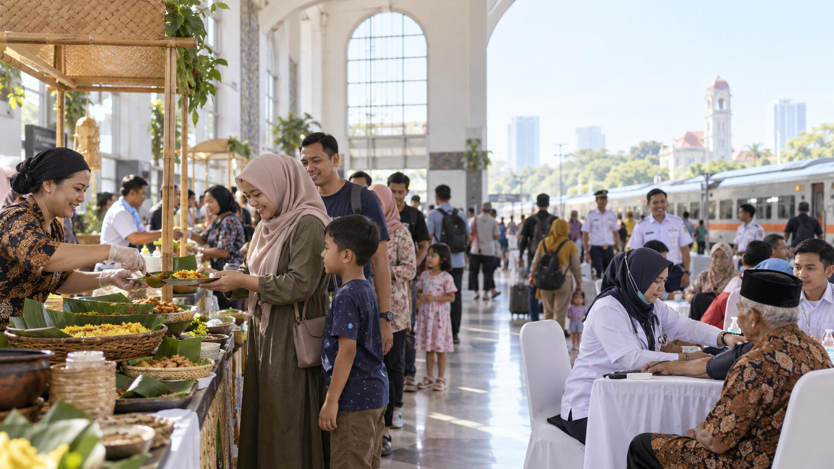 Mini Fair KAI Daop 8 Surabaya Hadirkan Kuliner Gratis dan Cek Kesehatan