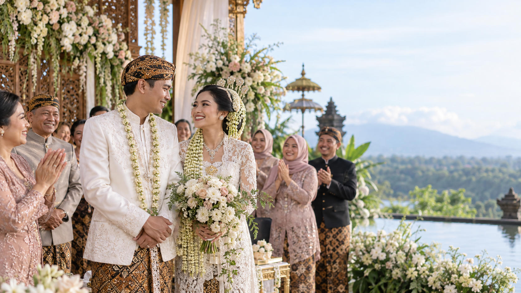 Momen Sakral dan Seru di Pernikahan Dikta dan Rachel