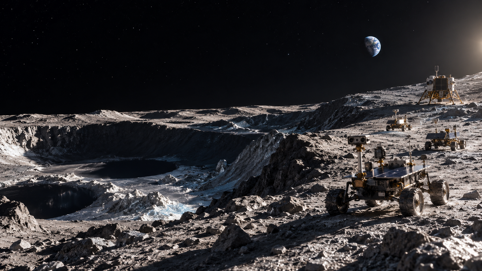 NASA Kirim Armada Robot ke Kutub Selatan Bulan