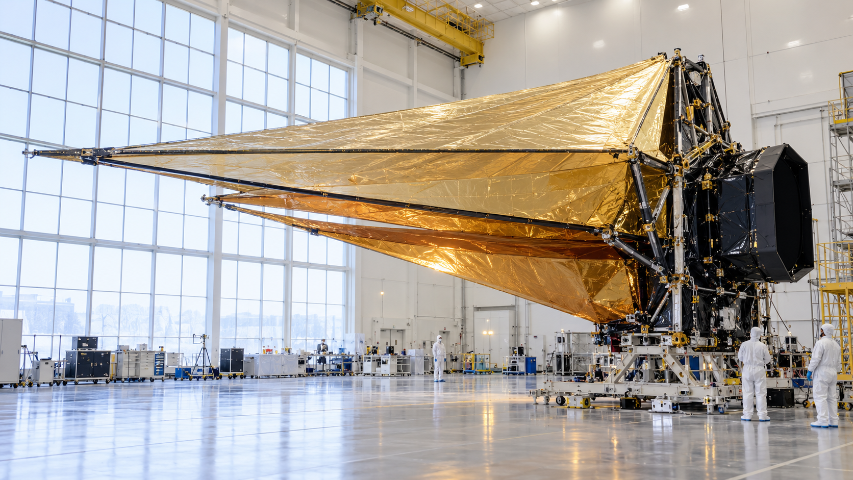 NASA Rampungkan Pelindung Matahari NEO Surveyor