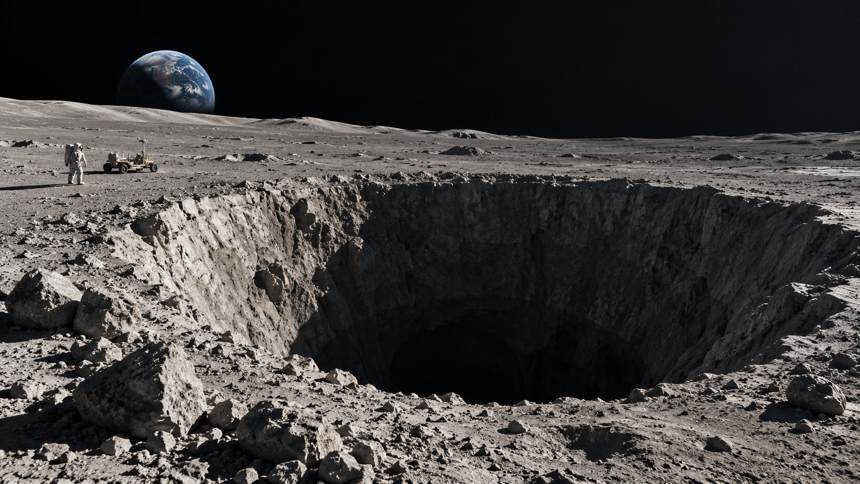 NASA Temukan Lubang Baru di Bulan? Ini Faktanya