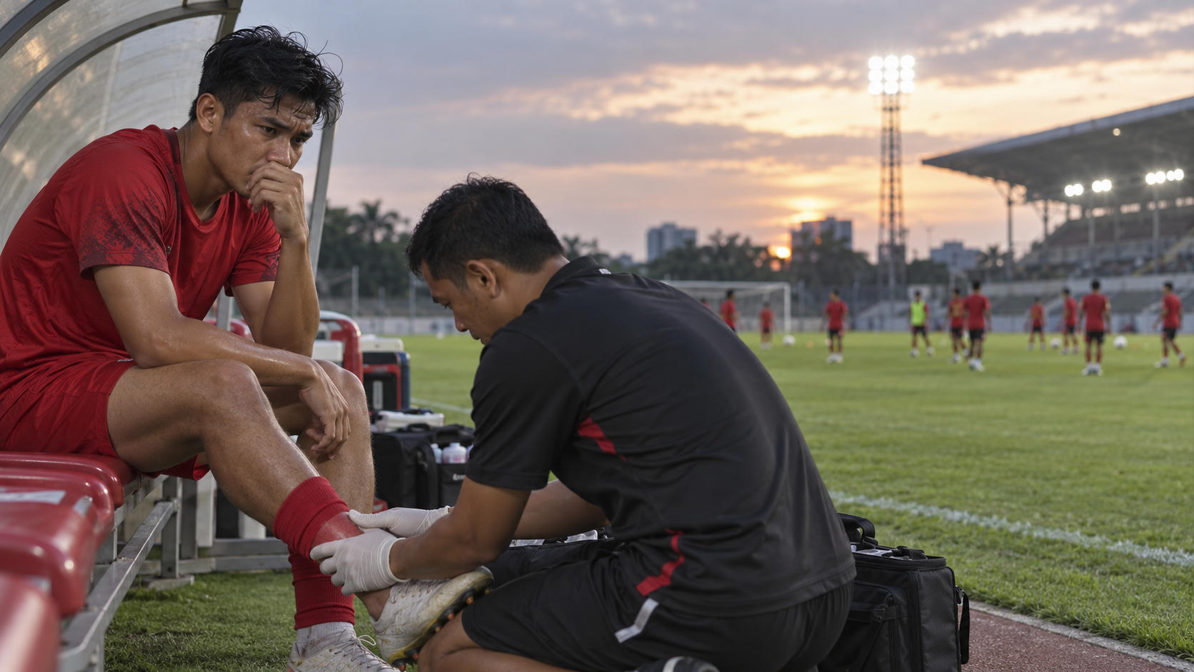 Ole Romeny Diragukan Tampil di Final Indonesia vs Thailand