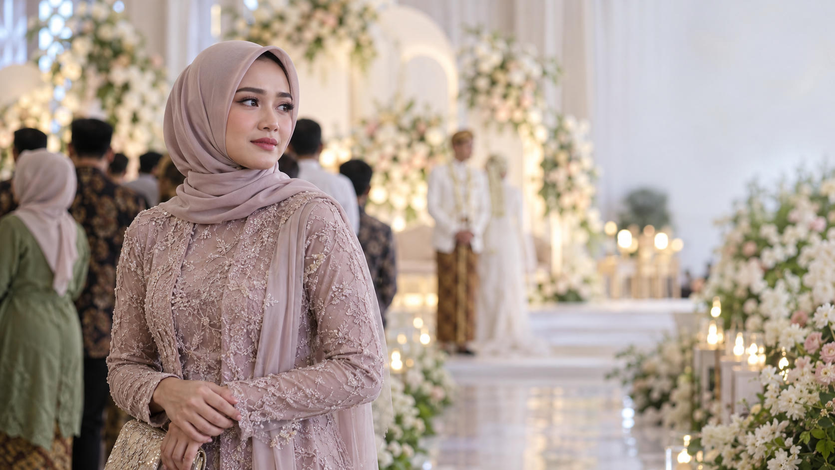 Olla Ramlan Ungkap Perasaan Hadiri Pernikahan Aufar
