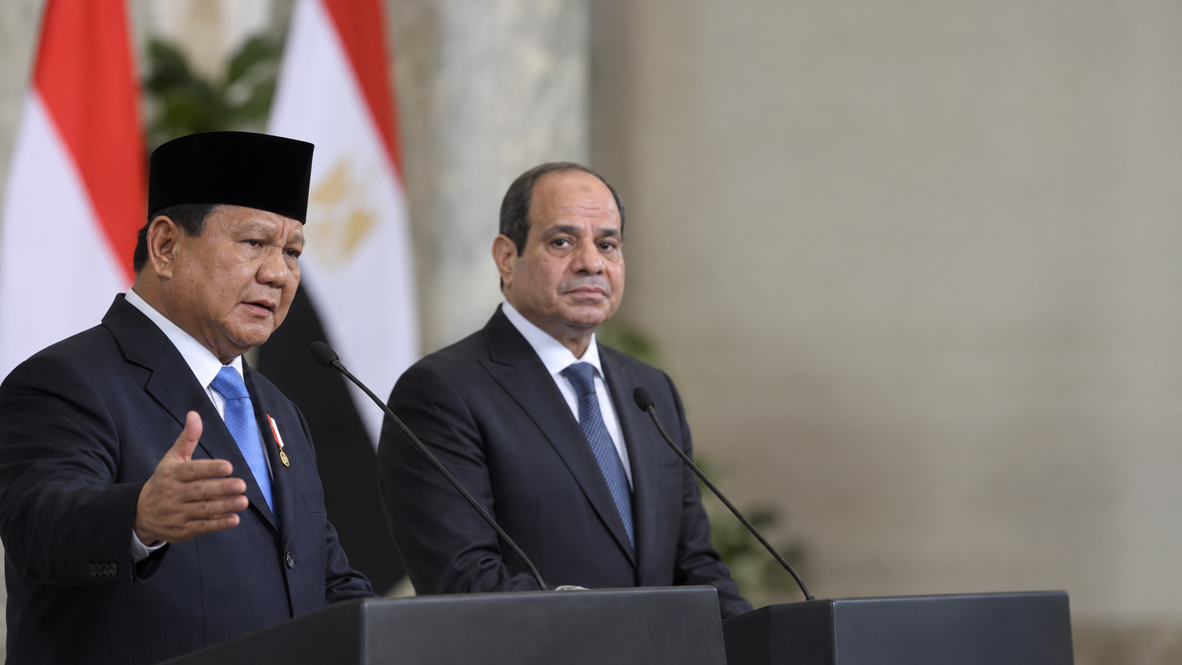 Prabowo dan El-Sisi Serukan Kecaman terhadap Israel