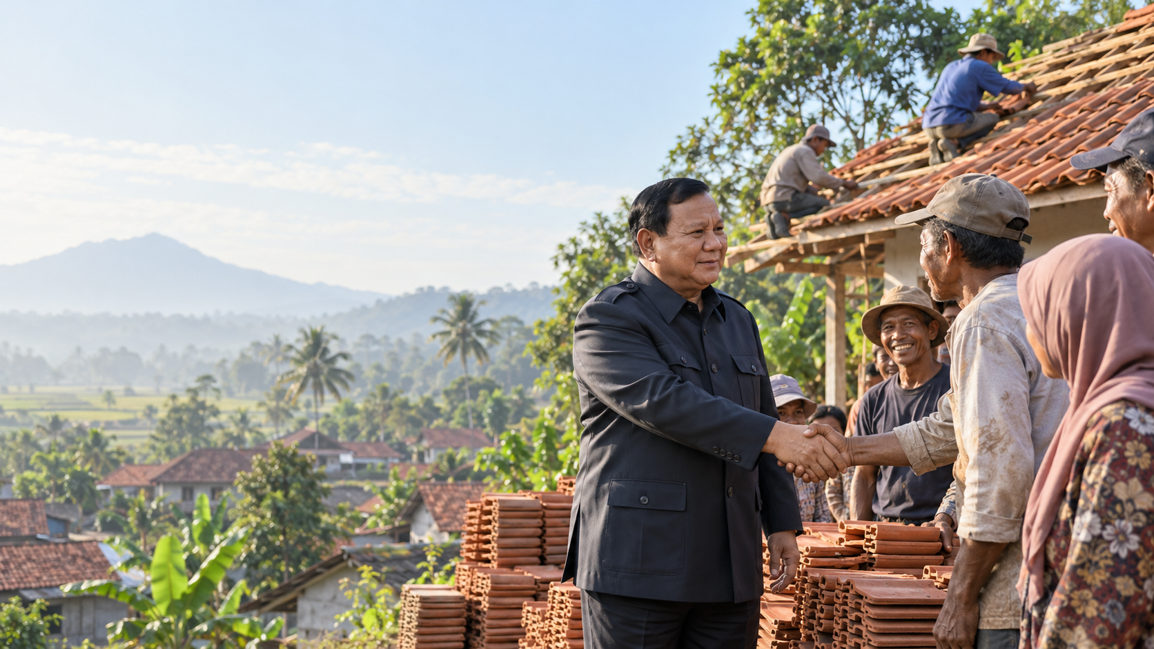 Prabowo Dijadwalkan Luncurkan Gentengisasi di Majalengka