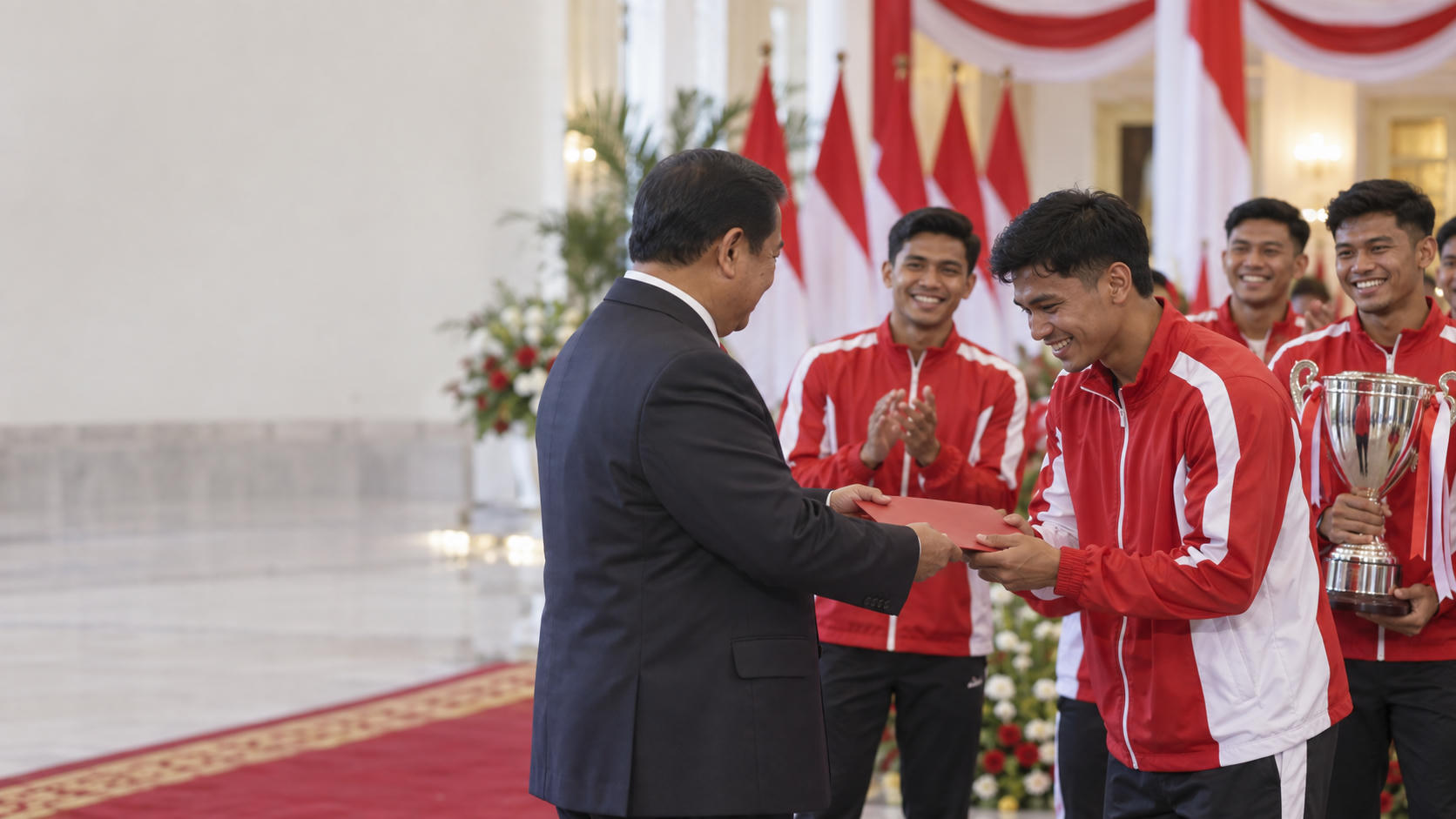 Prabowo Dikabarkan Beri Bonus ke Timnas Indonesia