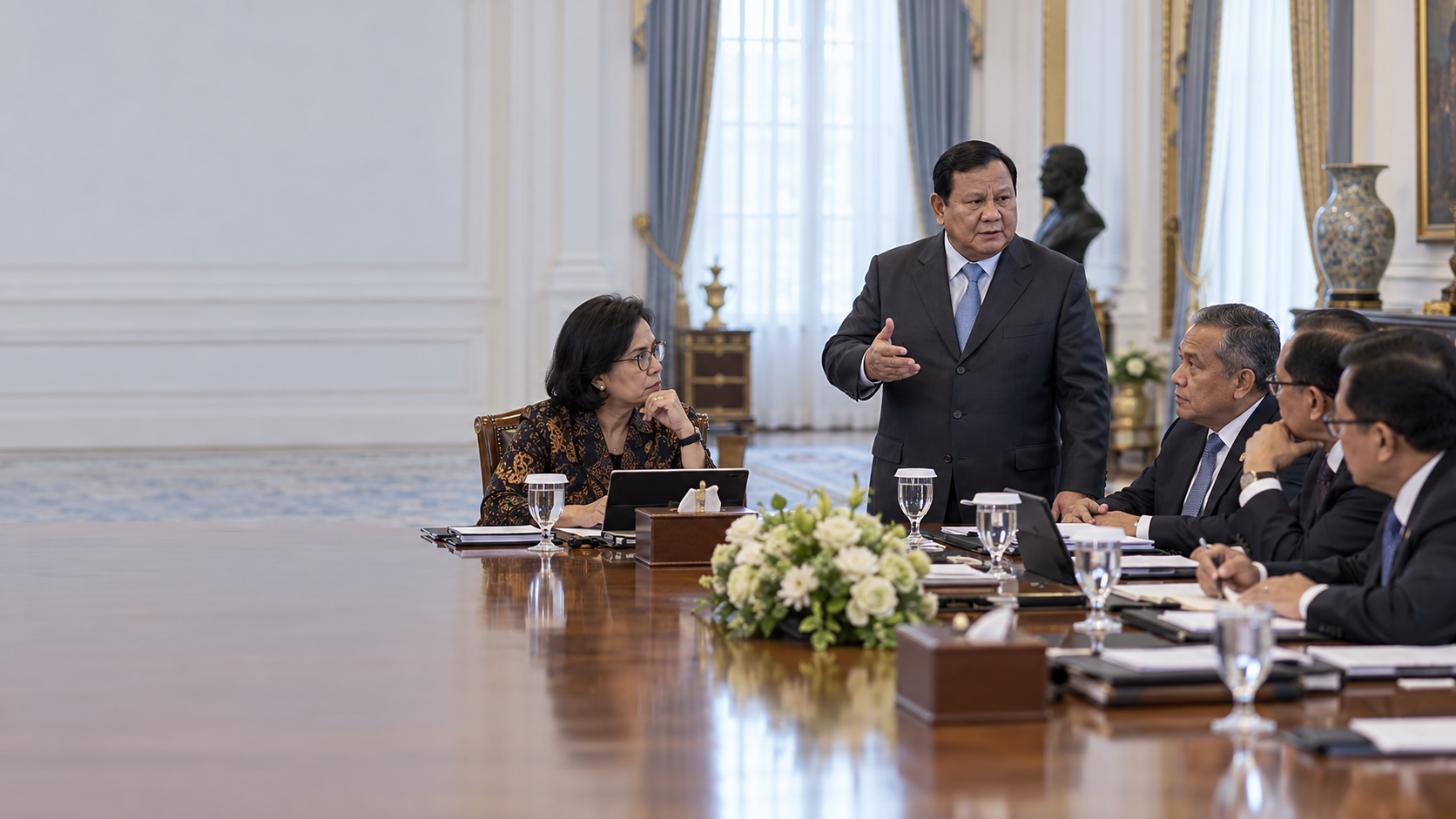 Prabowo Panggil Pejabat Ekonomi ke Istana