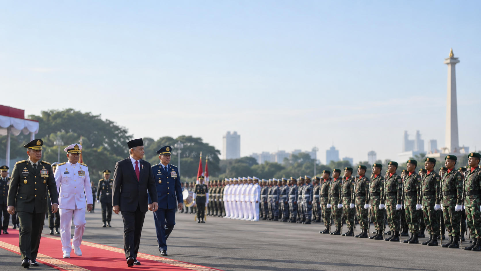 Prabowo Resmikan Enam Kodam dan 204 Satuan Baru TNI