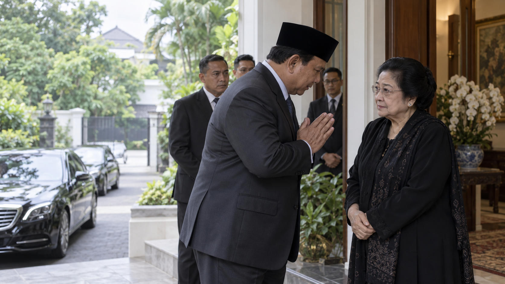 Prabowo Takziah ke Rumah Megawati, Disebut Sangat Personal