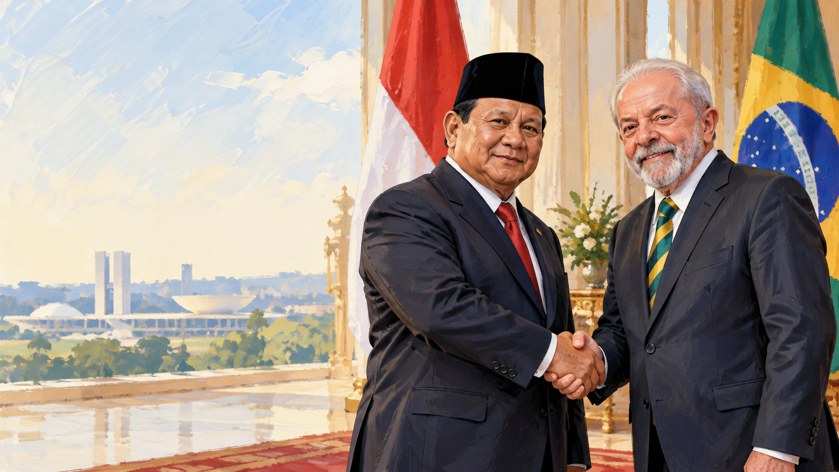 Prabowo Ucapkan Selamat kepada Lula: Makna 'Kamerad'
