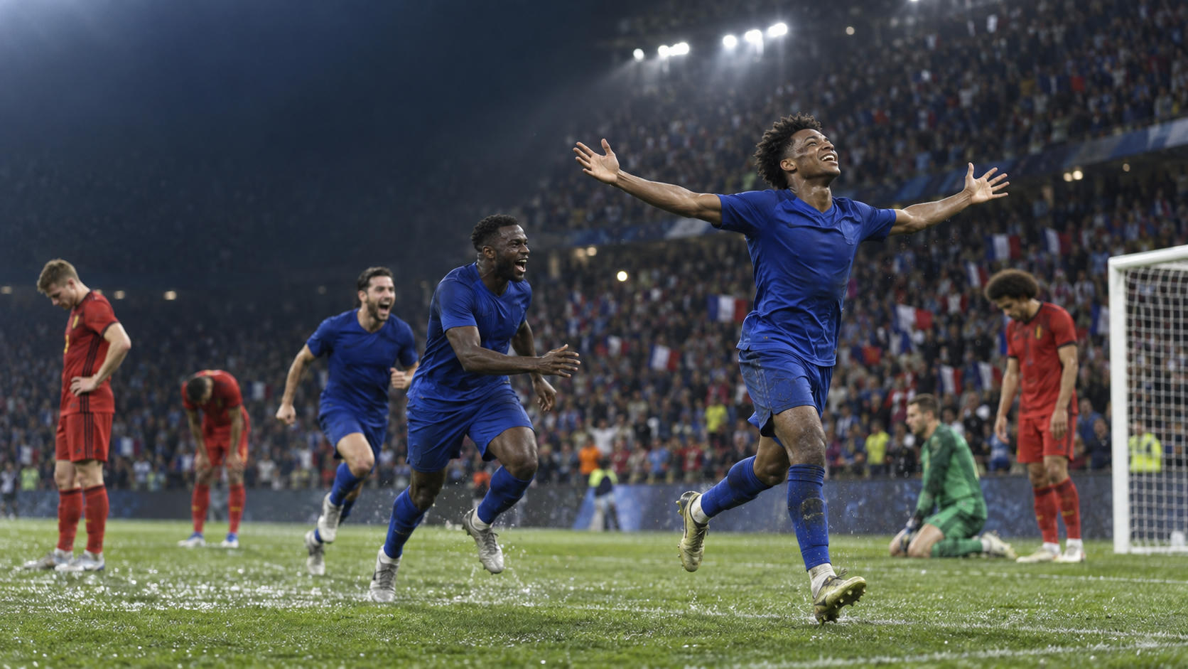Prancis vs Belgia 4-1: Comeback 13 Menit dan Brace Olise