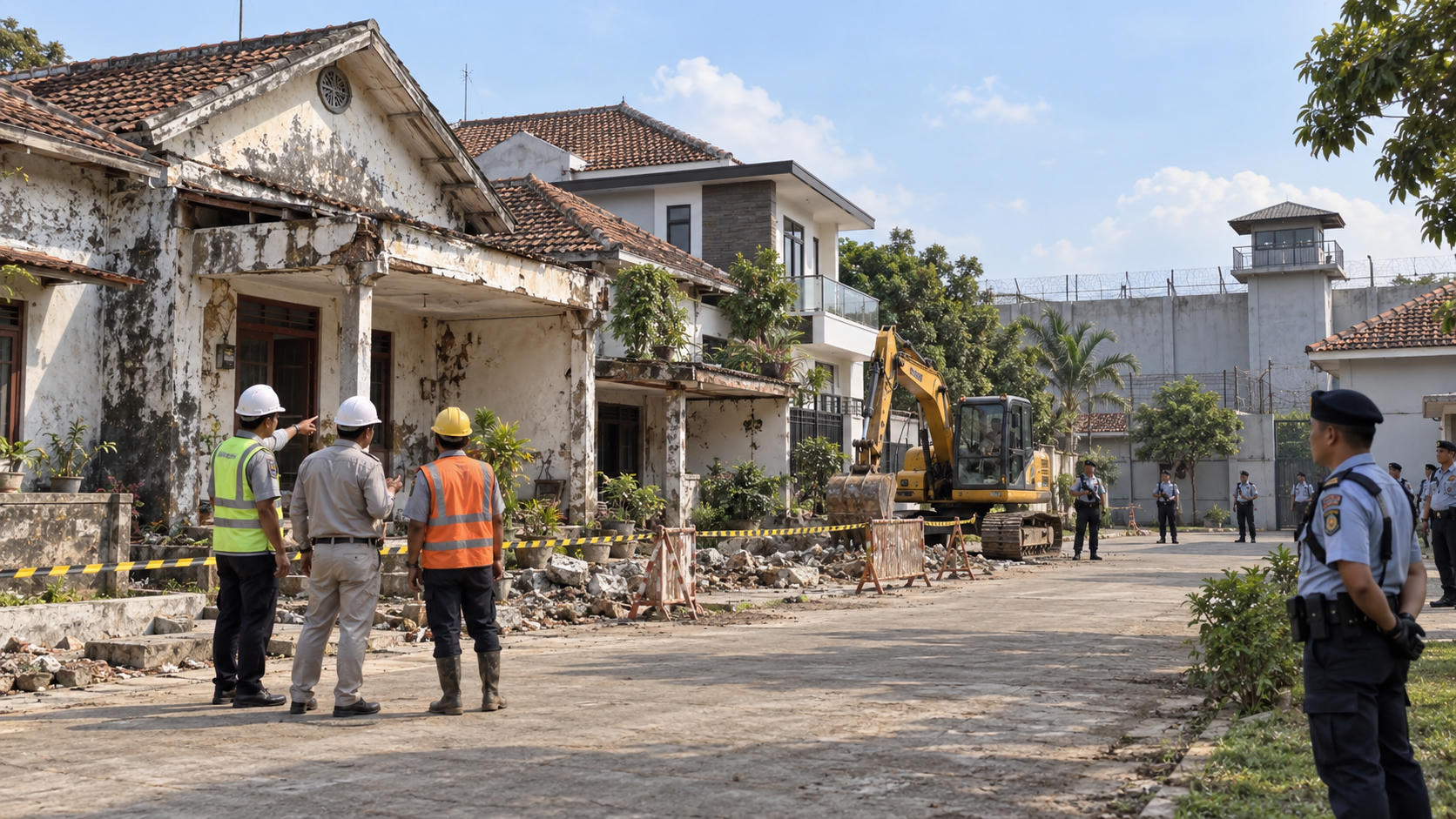 Rumah Dinas Lapas Cibinong Akan Dibongkar